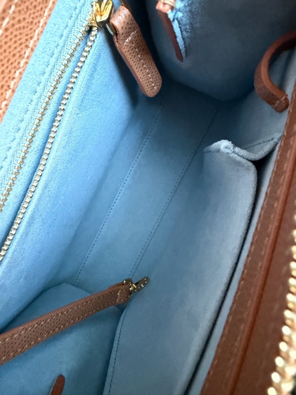 Senreve Alunna Bag in Chestnut w/Extra Bonus Strap - Picture 11 of 12